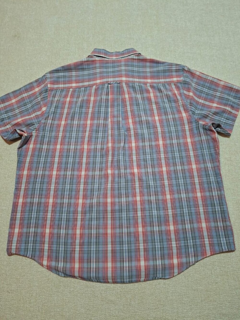 Original Penguin Munsingwear Classic Fit Plaid Short Sleeve Shirt XXL - Picture 3 of 10
